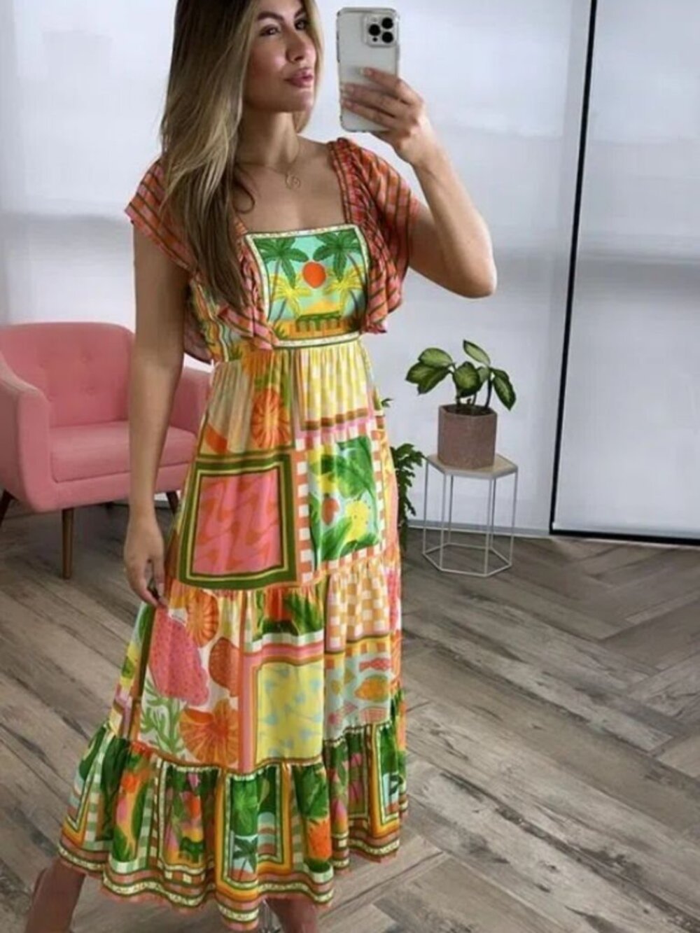 FARM Rio Beach House Cropped Midi sz XS NWT - Brazil Line Exclusive!!!